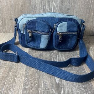 ✨ Wild Fable Patchwork Denim Crossbody Bag  Y2K Retro Streetwear ✨